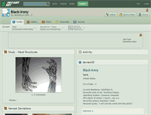 Tablet Screenshot of black-irony.deviantart.com