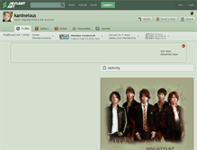 Tablet Screenshot of kanineious.deviantart.com