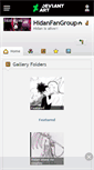 Mobile Screenshot of hidanfangroup.deviantart.com