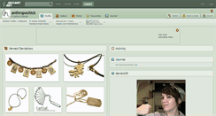 Desktop Screenshot of anthropochick.deviantart.com