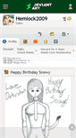 Mobile Screenshot of hemlock2009.deviantart.com