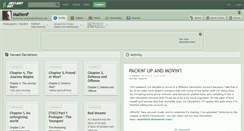 Desktop Screenshot of mallienf.deviantart.com