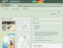 Tablet Screenshot of hiramaru.deviantart.com