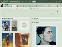 Tablet Screenshot of erykh.deviantart.com
