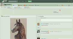 Desktop Screenshot of daga-horse11.deviantart.com