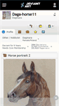 Mobile Screenshot of daga-horse11.deviantart.com
