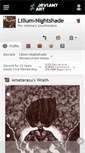 Mobile Screenshot of lilium-nightshade.deviantart.com
