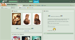 Desktop Screenshot of anime-express.deviantart.com
