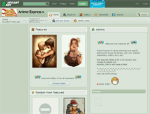 Tablet Screenshot of anime-express.deviantart.com