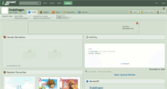 Desktop Screenshot of endodragon.deviantart.com