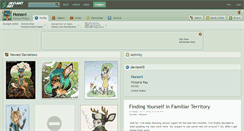 Desktop Screenshot of honovi.deviantart.com