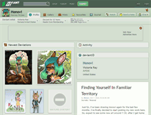 Tablet Screenshot of honovi.deviantart.com