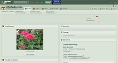 Desktop Screenshot of missshadowwings.deviantart.com