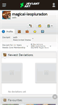 Mobile Screenshot of magical-leopluradon.deviantart.com