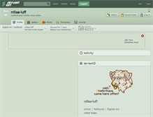 Tablet Screenshot of nillaa-luff.deviantart.com