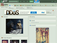 Tablet Screenshot of airina.deviantart.com