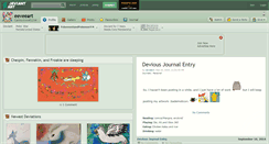 Desktop Screenshot of eeveeart.deviantart.com