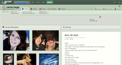Desktop Screenshot of namico-tayge.deviantart.com