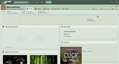 Desktop Screenshot of dana-martinez.deviantart.com