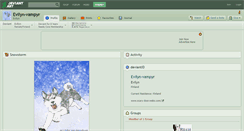 Desktop Screenshot of evilyn-vampyr.deviantart.com