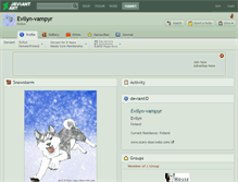 Tablet Screenshot of evilyn-vampyr.deviantart.com