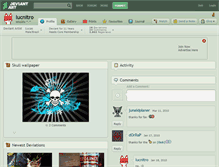 Tablet Screenshot of lucnitro.deviantart.com