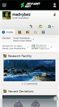 Mobile Screenshot of madvybez.deviantart.com