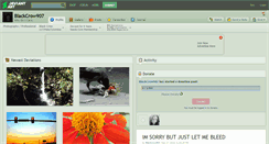 Desktop Screenshot of blackcrow907.deviantart.com