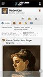 Mobile Screenshot of nadesican.deviantart.com