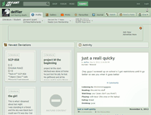 Tablet Screenshot of delfiler.deviantart.com