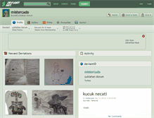 Tablet Screenshot of mistercado.deviantart.com