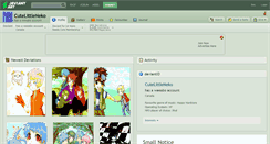 Desktop Screenshot of cutelittleneko.deviantart.com