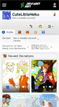 Mobile Screenshot of cutelittleneko.deviantart.com