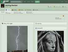 Tablet Screenshot of catching-stardust.deviantart.com