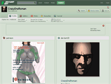 Tablet Screenshot of crazydraftsman.deviantart.com