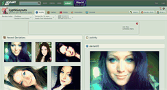 Desktop Screenshot of lypticlayouts.deviantart.com