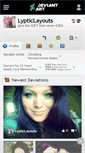Mobile Screenshot of lypticlayouts.deviantart.com