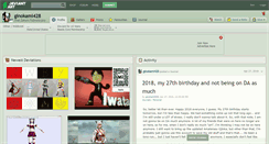 Desktop Screenshot of ginokami428.deviantart.com