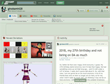 Tablet Screenshot of ginokami428.deviantart.com