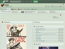 Tablet Screenshot of chigii.deviantart.com