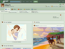 Tablet Screenshot of killjoy72.deviantart.com
