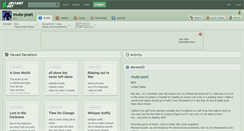 Desktop Screenshot of mute-poet.deviantart.com