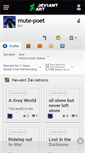 Mobile Screenshot of mute-poet.deviantart.com