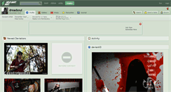 Desktop Screenshot of dreadsoul.deviantart.com