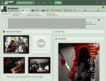 Tablet Screenshot of dreadsoul.deviantart.com
