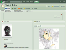 Tablet Screenshot of i-want-my-brother.deviantart.com