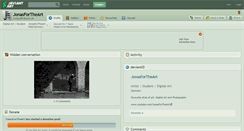Desktop Screenshot of jonasfortheart.deviantart.com