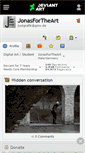 Mobile Screenshot of jonasfortheart.deviantart.com