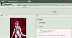 Desktop Screenshot of elfenliedclub.deviantart.com