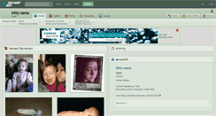 Desktop Screenshot of kitty-sama.deviantart.com